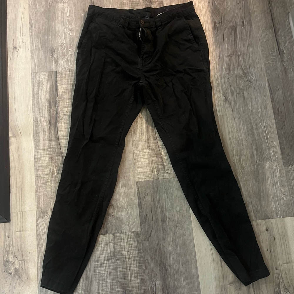 Men’s black slim dress pants. George; size 32x32.